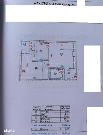 2 camere Alba Iulia, centrala, et. 7, an 2016, 60 mp - 13