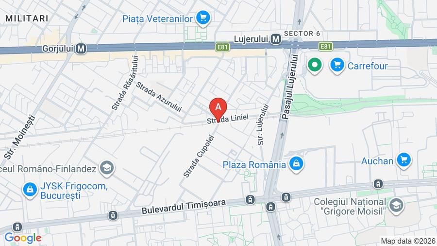 Garsonieră decomandată, mobilată în Lujerului