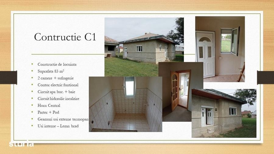 Casă cu 2 camere în Traian