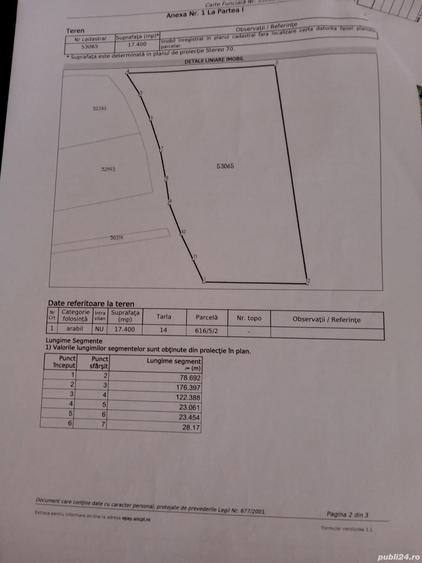 Teren de 17400 mp, în Chirileu