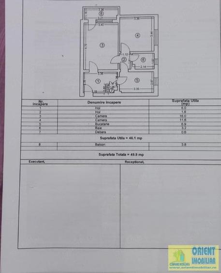 Scoala 8, de vanzare apartament 2 camere - 2