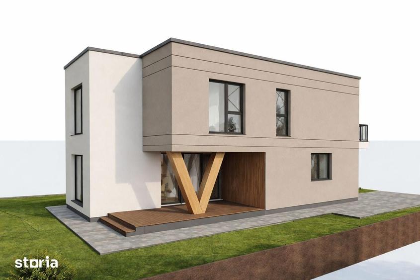 Casa individuala P+E, teren 475mp, Stupini - 2