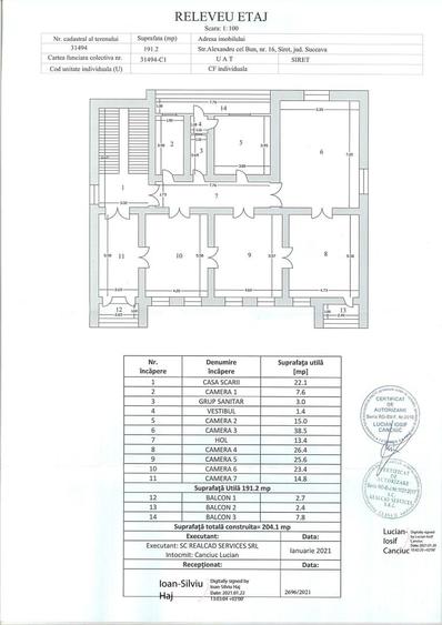 Casă individuală cu 18 camere cu Canalizare în Central