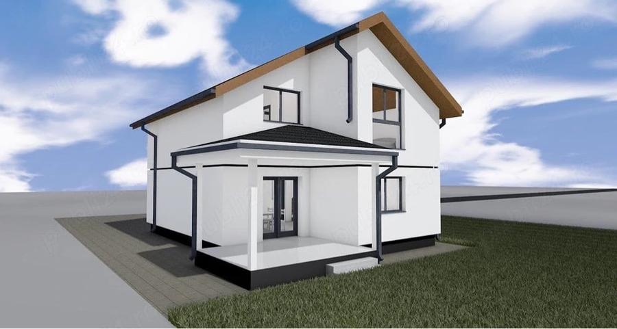 Casă cu 4 camere cu Teren 574 Mp în Moșnița Nouă