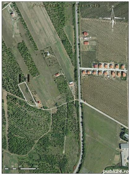 Teren de 2673 mp, în Oncea