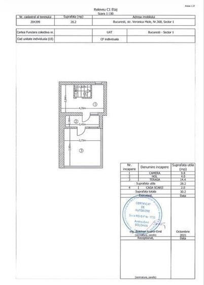 Casă cu 4 camere cu Teren 165 Mp în Gara de Nord