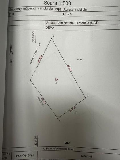 Teren Construcții intravilan de 700 mp, în Vulcan