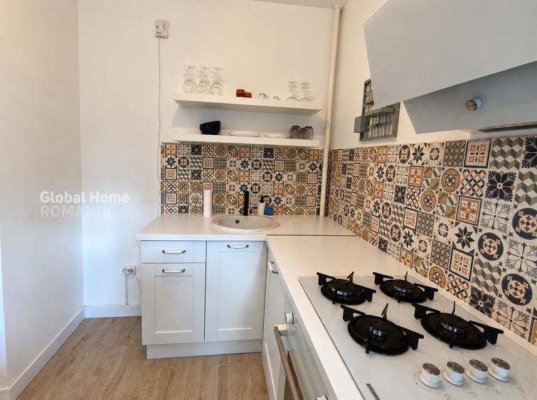 Apartament cu 2 camere semidecomandat, mobilat în Domenii