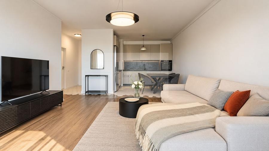 Apartament cu 2 camere semidecomandat, mobilat în Între Lacuri