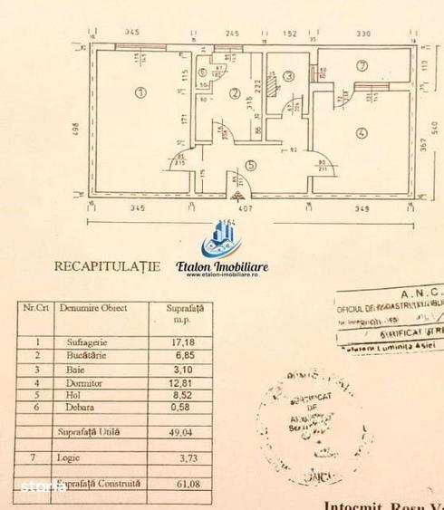 Apartament cu 2 camere decomandat în Mărăței