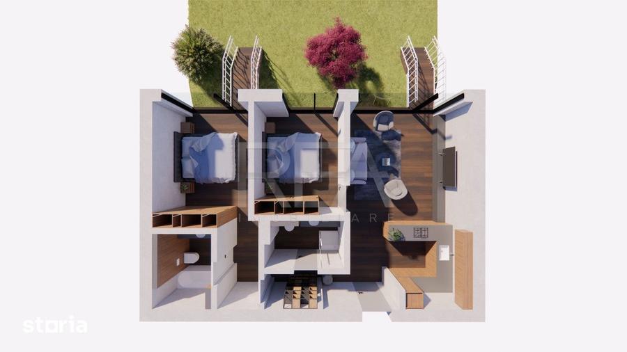 Apartament cu 3 camere semidecomandat în Iancului