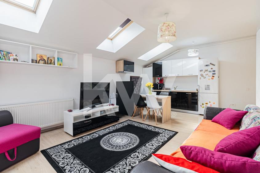 Apartament cu 2 camere decomandat, mobilat în Sânpetru