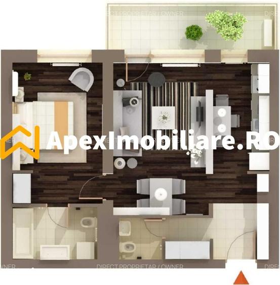 Apartament 2 camere de inchiriat Baneasa Bucuresti | ApexImobiliare.ro - 4