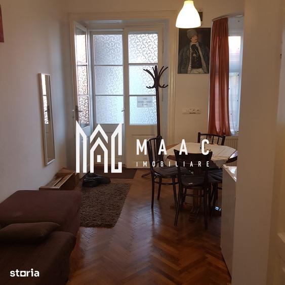 Apartament cu 2 camere semidecomandat, mobilat în Central