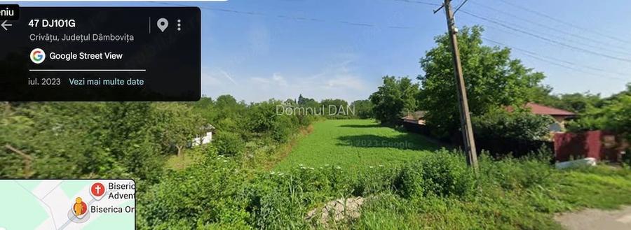 Teren 2200mp Criva?u , Dambovi?a - 45km distanta de Bucuresti