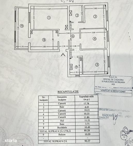 Apartament cu 4 camere decomandat în Nicolina