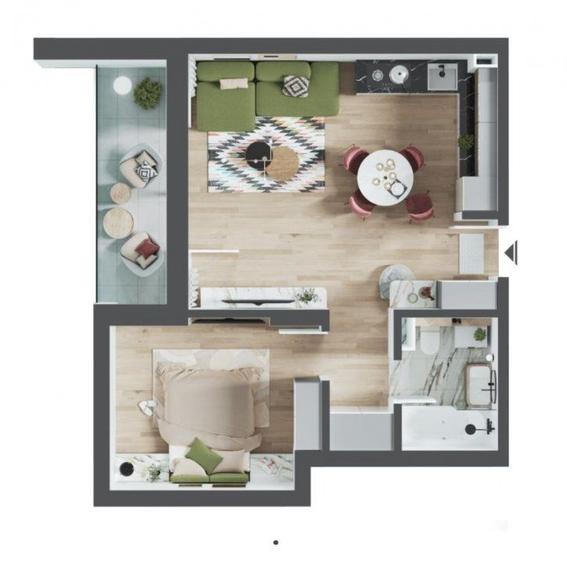 Apartament cu 2 camere în Central