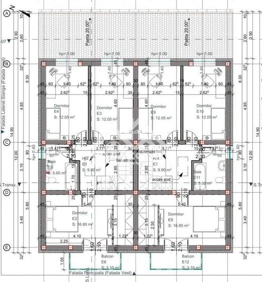 Duplex cu 4 camere cu Canalizare în Arhitecților - Calea Cisnădiei