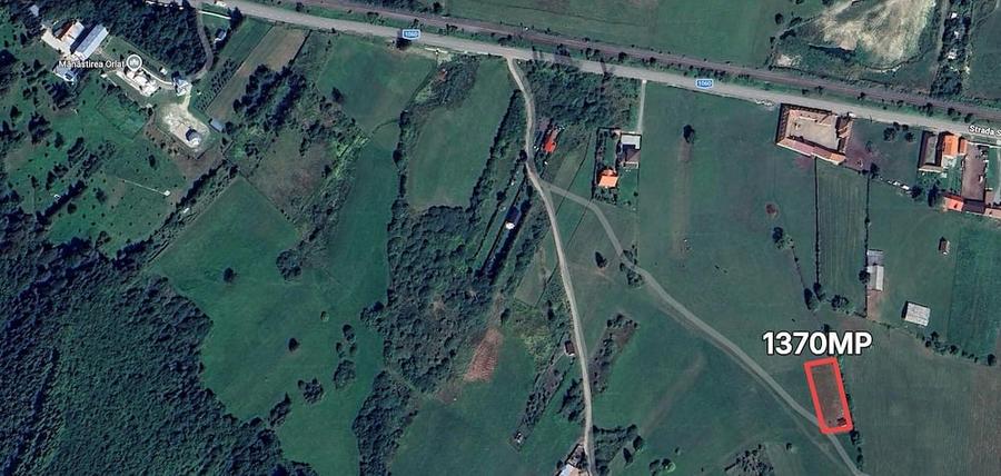 Teren imprejmuit, 1300mp zona Orlat - 1