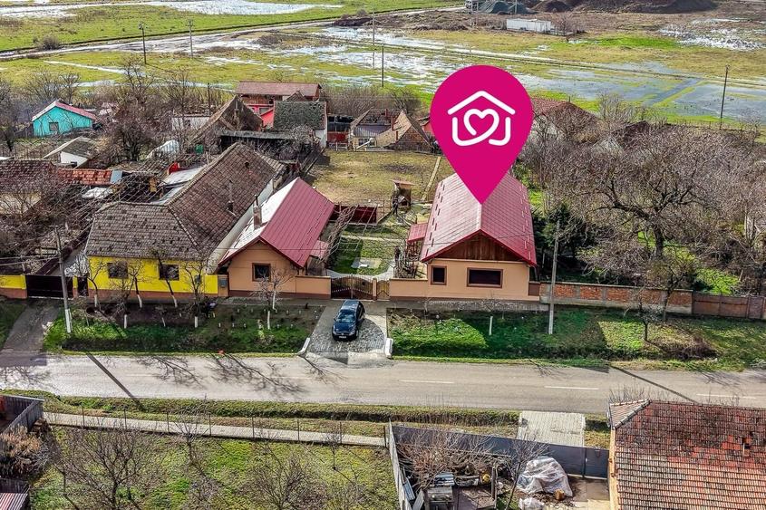 Casă individuală cu 3 camere cu Teren 641 Mp în Vinga