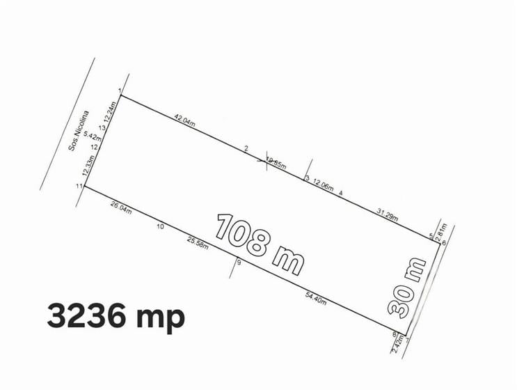 Teren Construcții intravilan de 3236 mp, în Cug