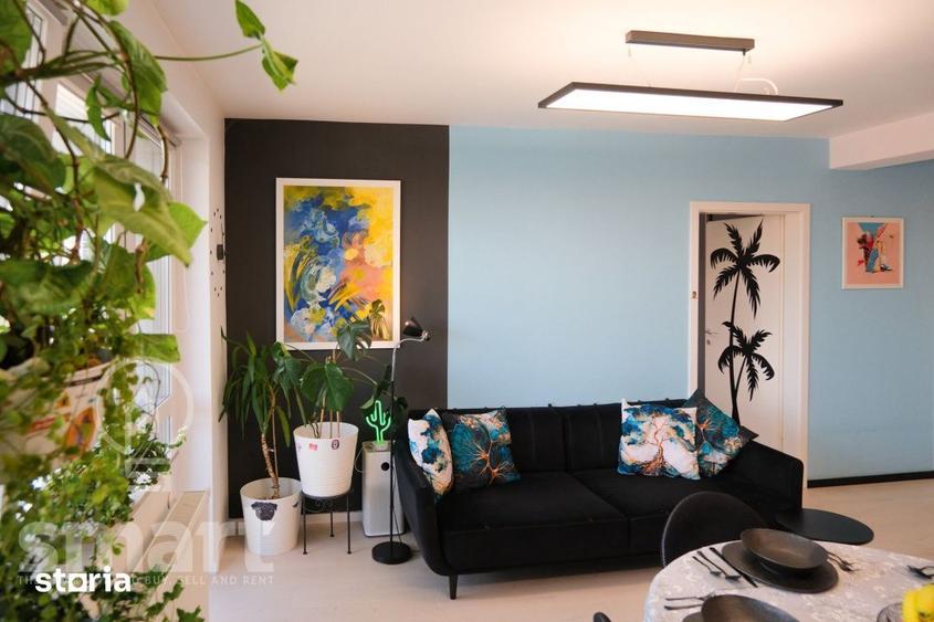 Apartament cu 2 camere, mobilat în Borhanci