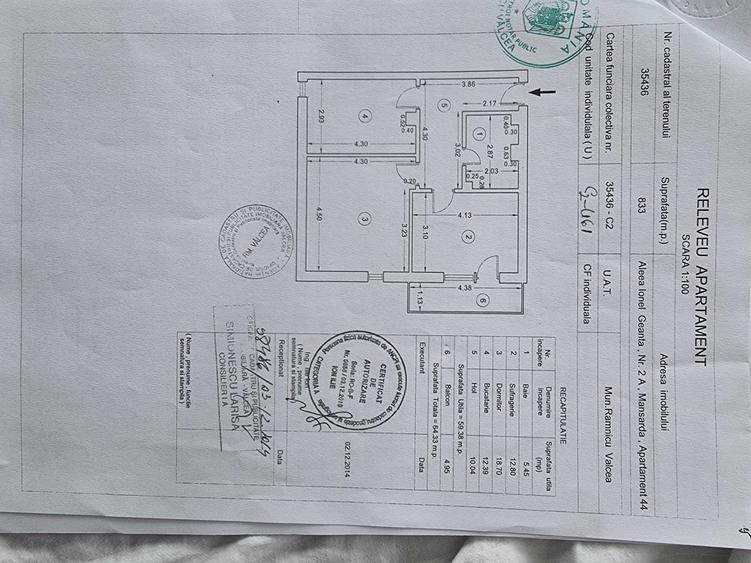 Apartament cu 2 camere decomandat în Nord