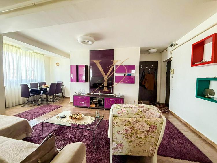 Apartament cu 4 camere semidecomandat, mobilat în Brâncoveanu
