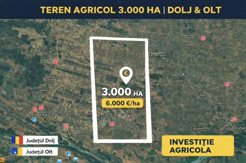 Teren în Vest
