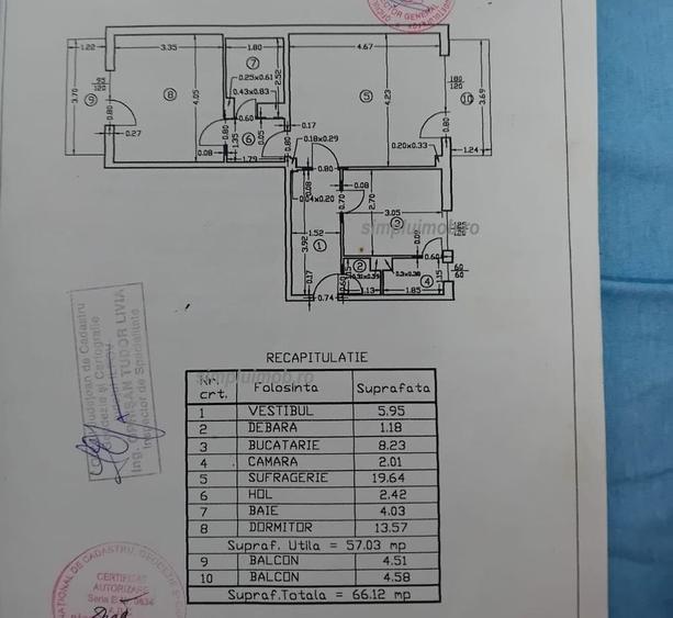 Apartament cu 2 camere decomandat în Jilava
