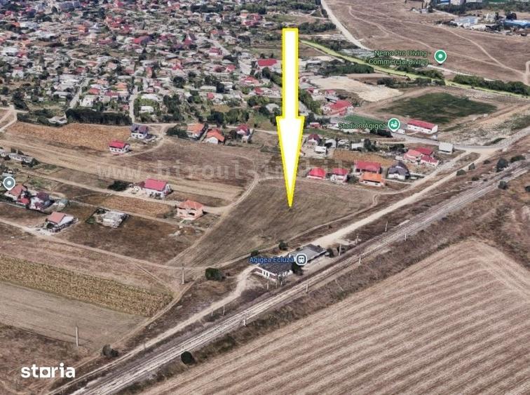 Teren de 420 mp, în Agigea