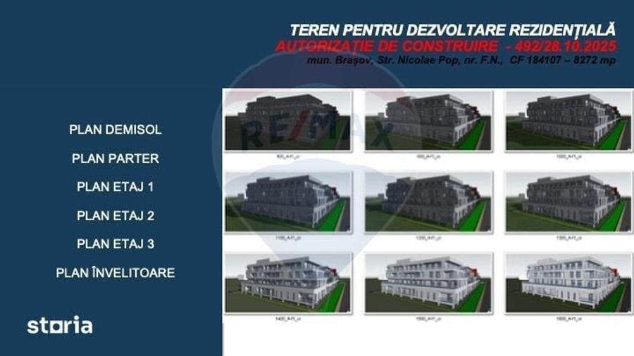 Teren dezvoltare reziden?iala 8,272mp Brasov/AUTORIZATIE DE CONSTRUIRE - 5