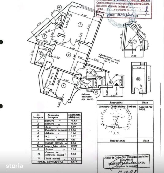 Apartament cu 2 camere în Eminescu