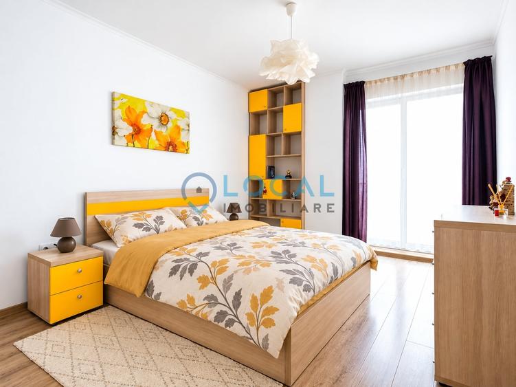 Apartament cu 2 camere semidecomandat, mobilat în Central