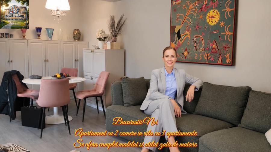 Apartament cu 2 camere semidecomandat în Bucureștii Noi