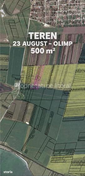 Teren de vanzare, 500mp, lac in apropiere ?i mare