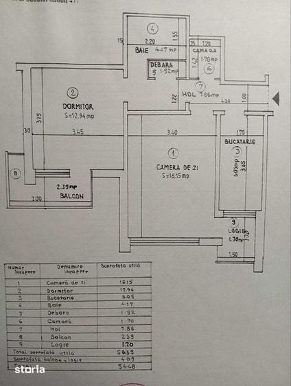 Vanzare apartament 2 camere decomandat - 1