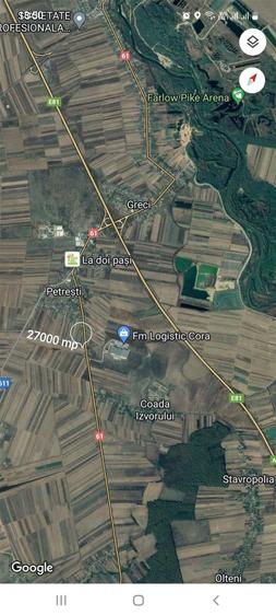 Teren de 27500 mp, în Petrești