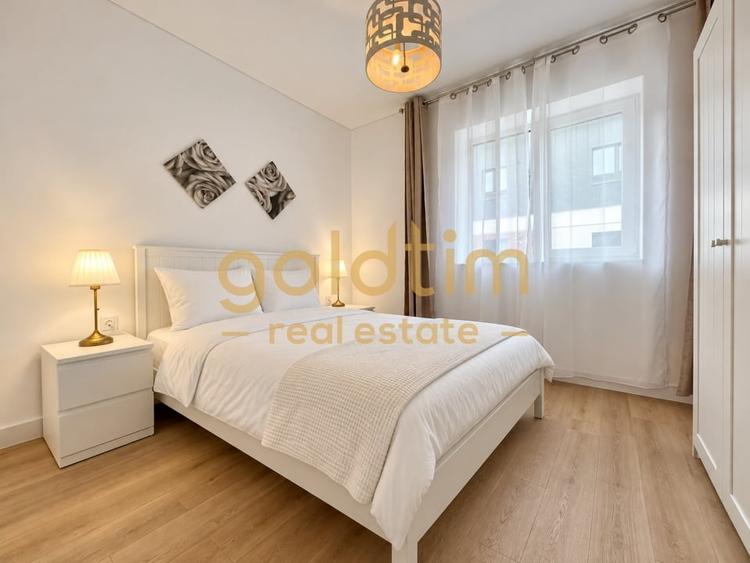 Apartament cu 2 camere semidecomandat, mobilat în Pipera