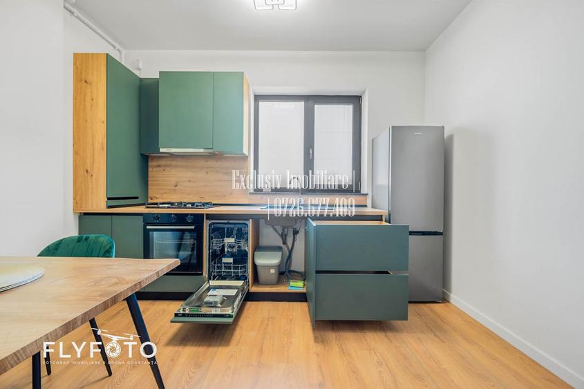 Apartament cu 2 camere semidecomandat, mobilat în Tomis Nord