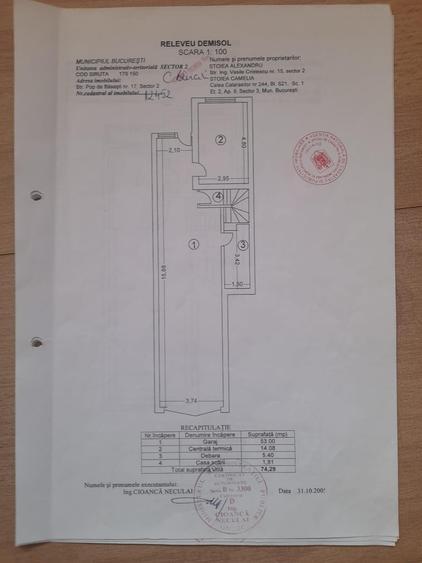 Casă individuală cu 7 camere cu Canalizare în Foișorul de Foc