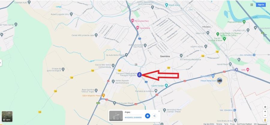 Teren agricol extravilan de 1116 mp, în Geamăna