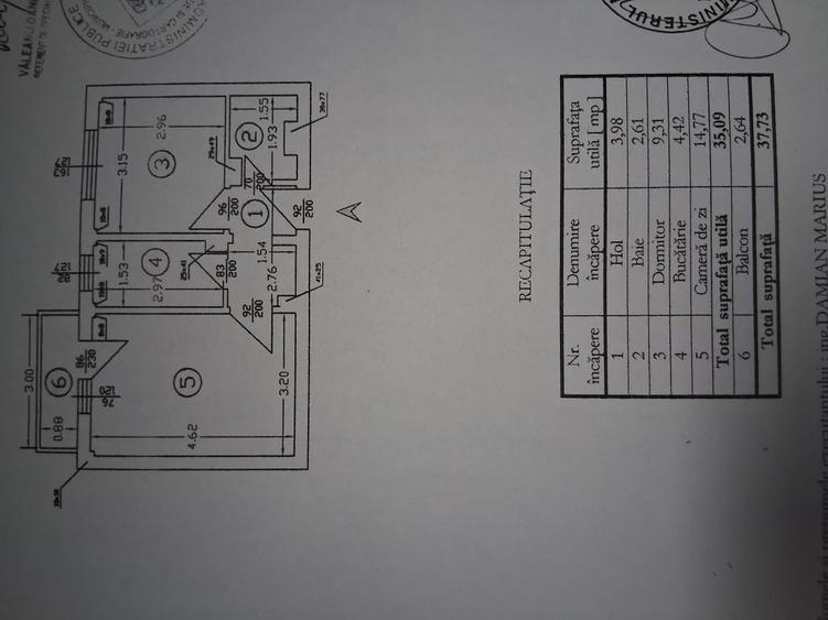 Apartament cu 2 camere decomandat în Veteranilor