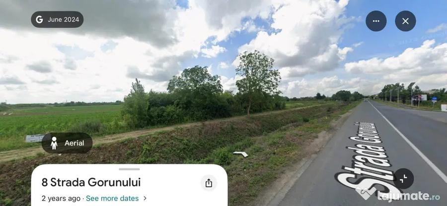 Teren de 1000 mp, în Exterior Nord
