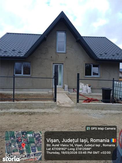 Casă cu 3 camere decomandat cu Teren 500 Mp în Bârnova