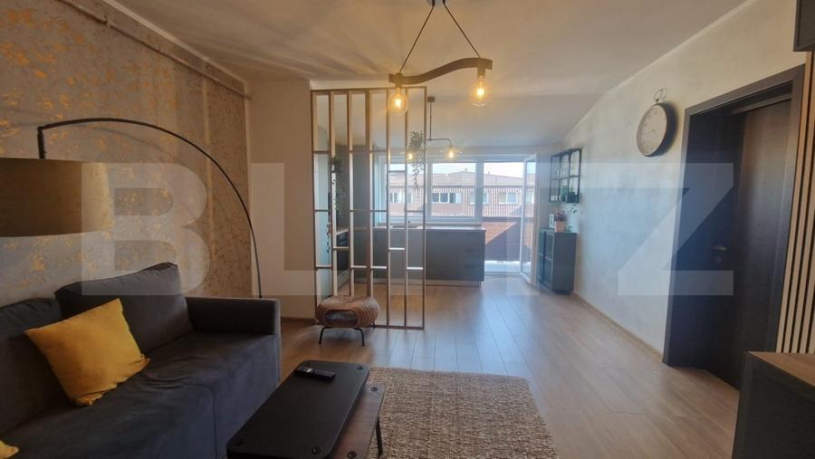 Apartament cu 2 camere decomandat, mobilat în Sânpetru
