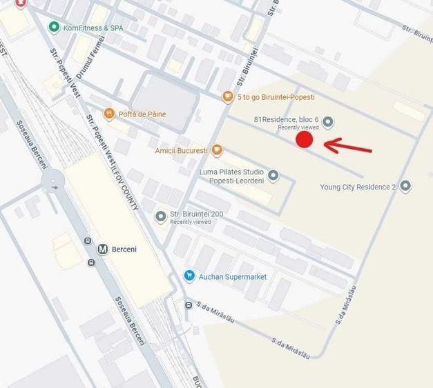 Apartament cu 3 camere decomandat în Central