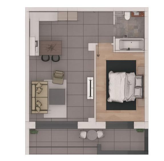 Apartament 2 camere, 50,42mp, ansamblu NZEB, zona Terra - 3