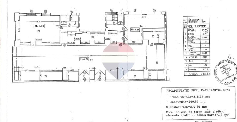 Spațiu comercial, de 318.57000732422 mp, în Gara de Nord