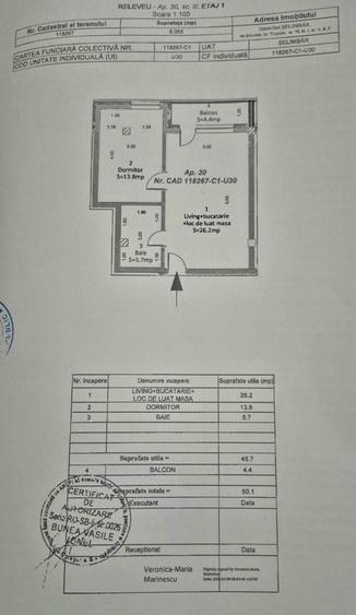 Apartament cu 2 camere în Șelimbăr
